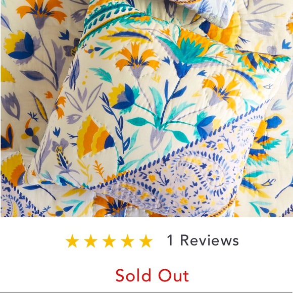 Anthropologie Elspeth King Quilt Set - Picture 7 of 7